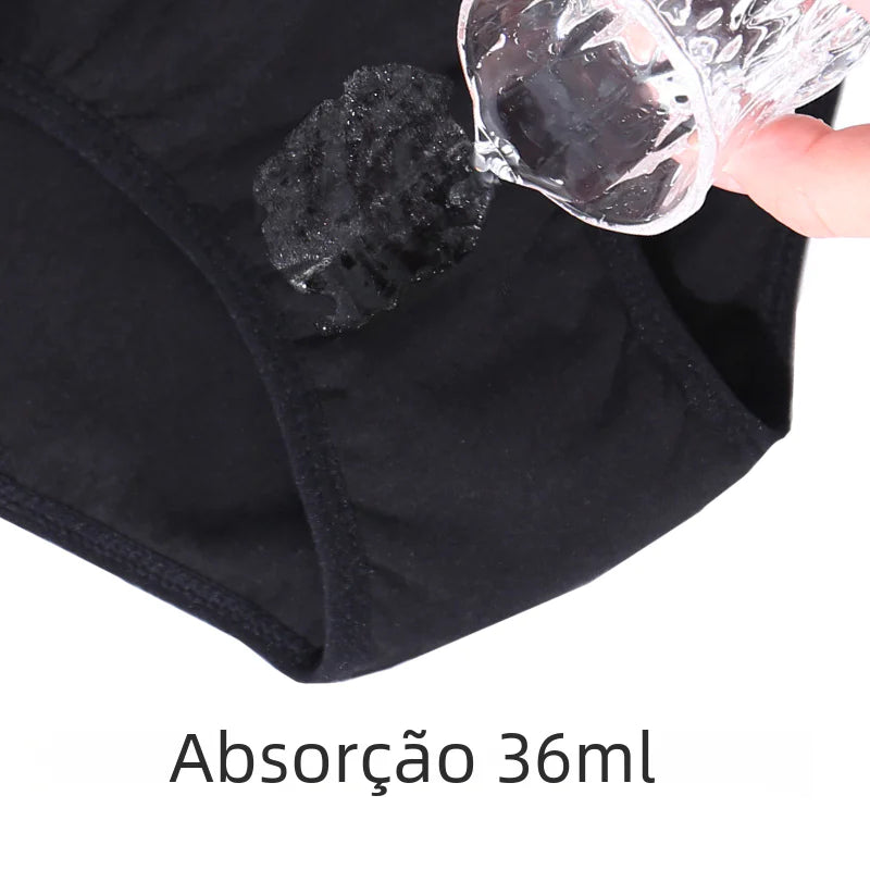 Plus Size Sexy Multicolor Bamboo Fiber Period Panties